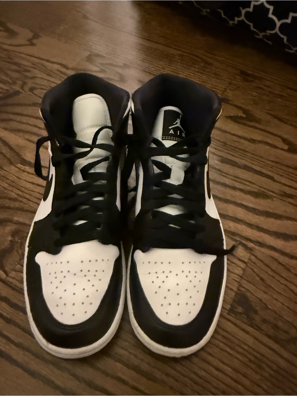 Nike Black & White High-Top Sneakers
